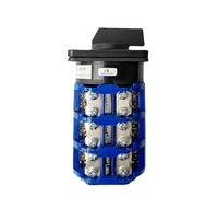 LW26-160A Cam Switch 2/3/4/5/6/7/8 Positions 160A DIY Rotary Changeover 12 Terminals Screws Silver Contact LW28 YMW26-160/3 1Pcs(160A-01)