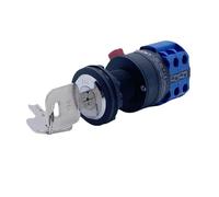 LW26-20/2S Single Hole Keyed 20A Universal Change-over Cam Switch 22mm 1Pcs(4P 16Terminals)