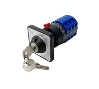 LW26-20/3S Combined Selector Control Circuit 3 Positions Single Hole Install With Key 20A 690V Rotary Cam Switch IDGTTLDF(On-off 3pin)