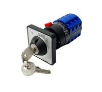LW26-20/3S Combined Selector Control Circuit 3 Positions Single Hole Install With Key 20A 690V Silver Contact Rotary Cam Switch 1Pcs
