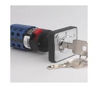 LW26-20/3S4 Single Hole 22.3mm Locking Key Dual Power Switching Motor Transfer 20A Rotary Cam Switch