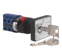 LW26-20/3S4 Single Hole 22.3mm Locking Key Dual Power Switching Motor Universal Transfer 20A Rotary Cam Switch 1Pcs
