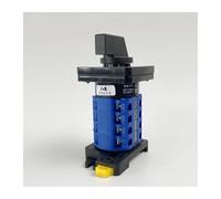 LW26-20 DIN Rail Mounted Multi Position Silver Contact Rotary Cam Switch 690V 20A 4 Level Changeover Selector YMW26 LW28(1-0-2)
