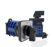 LW26 20A 25A 32A Changeover Cam Rotary Switch 1-4 Poles Two/Three Positions Power Control 1Pcs(20A 2P 8Terminal-01)