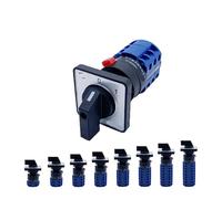 LW26-20A 690V Single Hole Mounted 22.5mm OFF-ON Power Control Selection Rotary Cam Switch Factory IDGTTLDF(Customize,3P-12 Terminals)