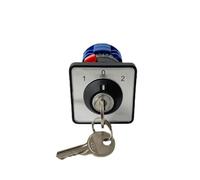 LW26-20S 22mm Single Hole Rotary Cam Switch 20A Changeover Selector Silver Contact YMW26 1Pcs(Plate S1,1P)