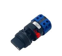 LW26-20S Single Hole Mounting Size 22mm Rotary Cam Switch 20A Changeover Main Selector Silver Contact YMW26(5P-01)