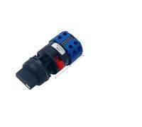 LW26-20S Single Hole Mounting Size 22mm Rotary Cam Switch 20A Changeover Main Selector Silver YMW26(2P-01) Controls Switches