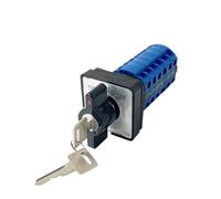LW26-20YS2/6 Three Position With Key Lock Dual Power Control 20A Six Poles Changeover Rotary Cam Switch IDGTTLDF(Customize)