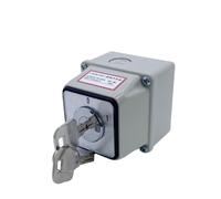 LW26-20YS5/1M Waterproof Box with Lock Key 20A Power Cut-Off Switching Reverse Transfer Rotary Cam Switch