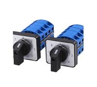 LW26-25 0-7/4 1-8/4 Eight Position Single Line 8-Group Power Voltage Signal Switching 25A Rotary Cam Switch IDGTTLDF(0-7)