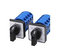 LW26-25 0-7/4 1-8/4 Eight Position Single Line 8-Group Power Voltage Signal Switching 25A Rotary Cam Switch 1Pcs(0-7)