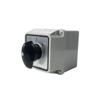 LW26-25/2M Changeover Cam 3 Position Rotary Switch 25A 2 Poles With Enclosure Box electronic starter Reversing IDGTTLDF(Customize)