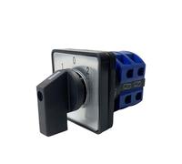 LW26-25/2M Changeover Cam 3 Position Rotary Switch 25A 2 Poles with Waterproof Enclosure Box Electric Motor Reversing(Only Switch 102)