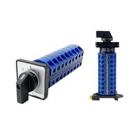 LW26-25/9 Rotary Cam Switch LW28 YMW26 25A 690V Silver Contact Changeover DIN Rail Mount Seven Poles Multi Positions Selector 1Pcs(DIN-Customize)
