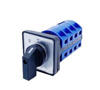 LW26-25 M07/4 Regulating And Switching Two Speed Four Section 25A Transfer Rotary Cam Switch 1Pcs