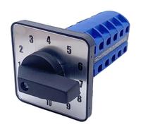 LW26-25 Rotary Cam Switch 64X64mm 690V 25A 6 Poles