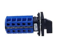 LW26-25 Series 25A 690V Silver Contact Changeover Cam Switch 1-8 Poles 3 Positions Rotary Selector LW28-25(7P-4 Terminals)