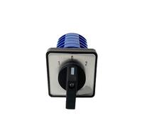 LW26-25 Series YMW26 25A 690V Silver Contact Changeover Cam Switch 1-8 Poles 3 Positions Rotary Selector LW28-25(7P-28 Terminals)