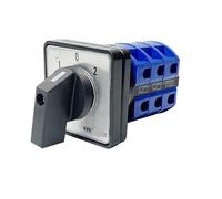 LW26-25A Changeover Rotary Cam Switch Three Postions 690V 3 Poles 12 Terminals Manual Selector YMW26-25/3(102)
