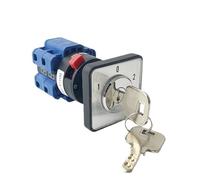 LW26-32F/2 Three Gear Two Section Lockable Key Transfer Cam Switch 32A Dual Power 1Pcs