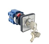 LW26-32F/2 Three Gear Two Section Lockable Key Universal Transfer Cam Switch 32A Dual Power Switching Motor Reverse 1Pcs