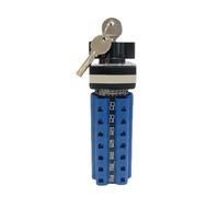 LW26-32F Keyed Three-Position Lockable Universal Conversion 32A 690V Dual Power Switch Motor Reverse Rotation cam Switch(32A 7Poles)
