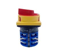 LW26-32GS 5.5N/3 Transfer Selector 32A Three Phase OFF-ON Padlock Cam Switch 1Pcs
