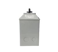 LW26-63/5M Changeover Cam Switch 63A 5 Poles Electrical 3 Position Rotary Selector With Protective Cover Box Enclosure(012345)
