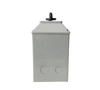 LW26-63/6M 63A 6 Poles Changeover Cam Switch Electrical Multi Position Rotary Selector With Protective Cover Box Enclosure IP65(102)