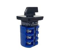 LW26-63 Universal Changeover Rotary Cam Switch 690V 63A 3 Poles Manual Control Dual Power Selector LW28 YMW26-63/3(01)