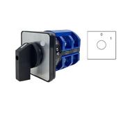 LW26-63 YMW26-63/2M Changeover Cam Mains Rotary Switch 63A 2 Poles 8 Terminals With Protective Box IP65 IDGTTLDF(01 Only Switch)