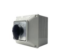 LW26-63A Cam Switch With Enclosure Changeover Main Knob 690V 63A 1 Pole Box Rotative YMW26-63/1M 1Pcs(Switch with box 01)