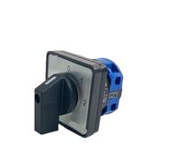 LW26 YMW26-20/1 Rotary Switch Knob 3 Position On-off-on 690V 20A 2 Poles 4 Terminals Motor Universal Cam Switch
