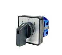 LW26 YMW26-25/1 Rotary Cam Switch 3 Position 25A 1 Pole 4 Terminals Silver Contact 1Pcs(0-1 Position)