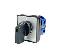 LW26 YMW26-25/1 Rotary Cam Switch 3 Position Knob Changeover Selector 25A 1 Pole 4 Terminals Silver Contact Fatory Supply 1Pcs(0-1 Position)