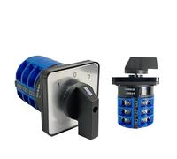 LW26 YMW26-32/3 Manual Electrical Changeover Rotary Cam Switch 3 Layers 32A 690V Three Poles Silver Contact LW28-32A 1Pcs(1-2-3 position)