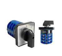 LW26 YMW26-32/3 Manual Electrical Changeover Rotary Cam Switch 3 Layers 32A 690V Three Poles Silver Co-nt-act LW28-32A IDGTTLDF(Customize)