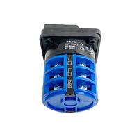 LW26 YMW26-32/3 Rotary Cam Switch 3 Layers 32A 690V Three Poles Silver Contact LW28-32A 1Pcs(0-1 position)