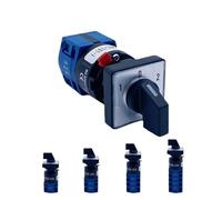 LW2610S 16mm Rotary Cam Switch 1/2/3/4 Poles 10A Main Selector Single Hole Mount Silver Contact 102 2P8 TerminalsVersatile Electrical Control Solution