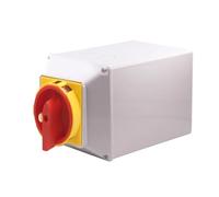 LW26GS-125/4M Padlock With Box IP65 Four Wire Two Positions Dual Power Supply Motor Rotary Cam Switch YMW26-125A 1Pcs(OFF-ON)
