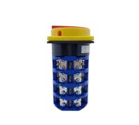 LW26GS-125A Padlock Off-ON Two Positions Changeover Selector Panel Mounted Rotary Cam Switch(4P 16Terminals)