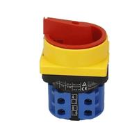 LW26GS-20/04-1 690V 20A Rotary Cam Switch 4 Poles 8 Terminals OFF-ON 2 Position 1Pcs