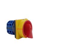 LW26GS-20/04-2 Cam Switch Two Position Pad Lock Changeover Rotary Isolator Disconnect Selector Silver 20A 690V(Small Panel)