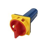 LW26GS-20/9 Padlock Cam Switch 20A 690V 9 Poles Power Rotary Changeover Selector 36 Terminals Screws ON-OFF 2P Silver Contact 1Pcs