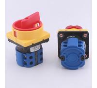 LW26GS-25A Rotary Cam Switch 380V 25A 2 Position Main Power Disconnect With Padlock, Silver Contacts For Industrial Machine