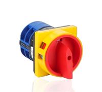 LW26GS-32A Silver Contact 690V Changeover Rotary Selector ON/OFF Two Positions LW26GS YMW26 1Pcs(3P 12Terminals)