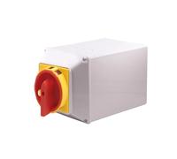 LW26GS-63/4M Padlock Rotary Cam Switch with Waterproof Box IP65 Four Wire Two Positions Dual Power Supply Motor YMW26-63A