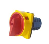 LW26GS Electrical Changeover Selector 3 Poles 20A 2 Position ON-OFF With Padlock Panel Isolator Rotary Cam Switch YMW26-20/3GS 1Pcs