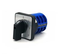 LW28-32 Electric 2/3/4 Position 12 Terminals Rotary Cam Changeover Switch 500V 32A Knob 1Pcs(123456)